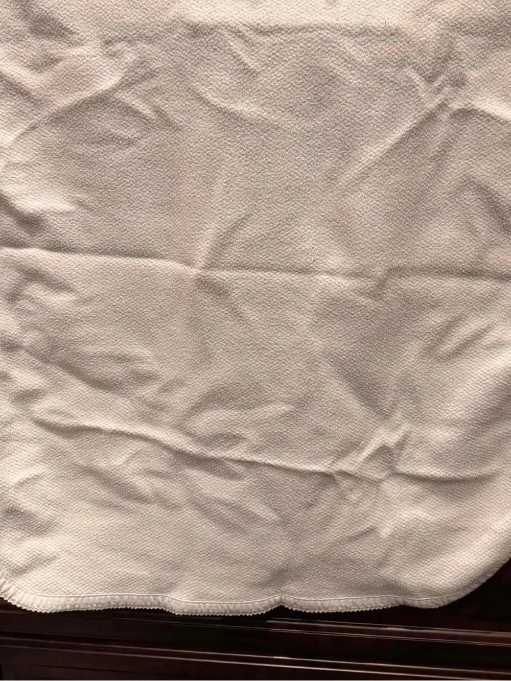 Baby blanket Soft Plain White Blanket NO STAINS OR WEAR Baby Blanket 26”x22 1/2”